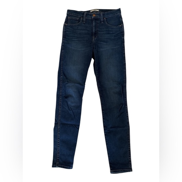 Madewell Denim - Madewell 10” High-Rise Skinny Jeans Dark Wash Size 28 like new